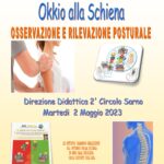 Progetto OKKIO ALLA SCHIENA martedi 2 maggio 2023
