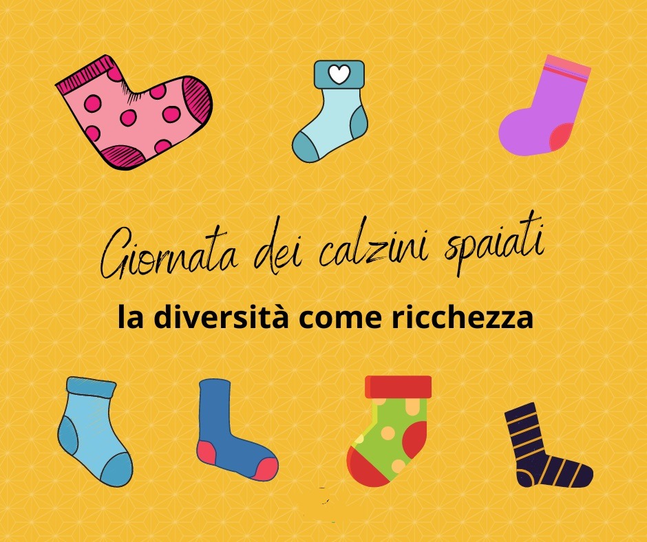 3 Febbraio Giornata calzini spaiati